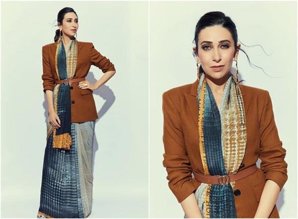 how to style saree in winter